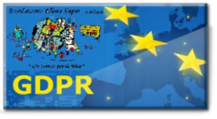 logo GDPR e Fondazione Elena Sapio